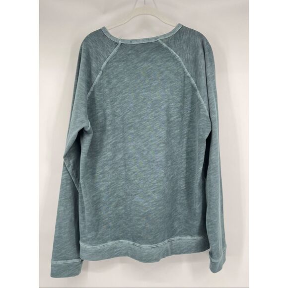 Marine Layer Mens Size Large Vintage Heavy Slub Raglan Cotton Pocket Crew Neck - Picture 3 of 12